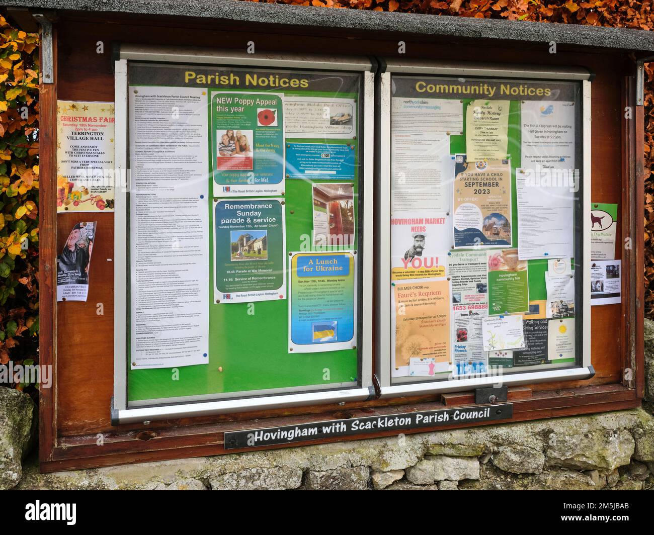 Parish and community noticeboard